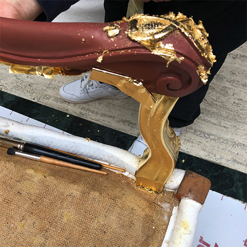 A hands on Introduction to Gilding for Young People